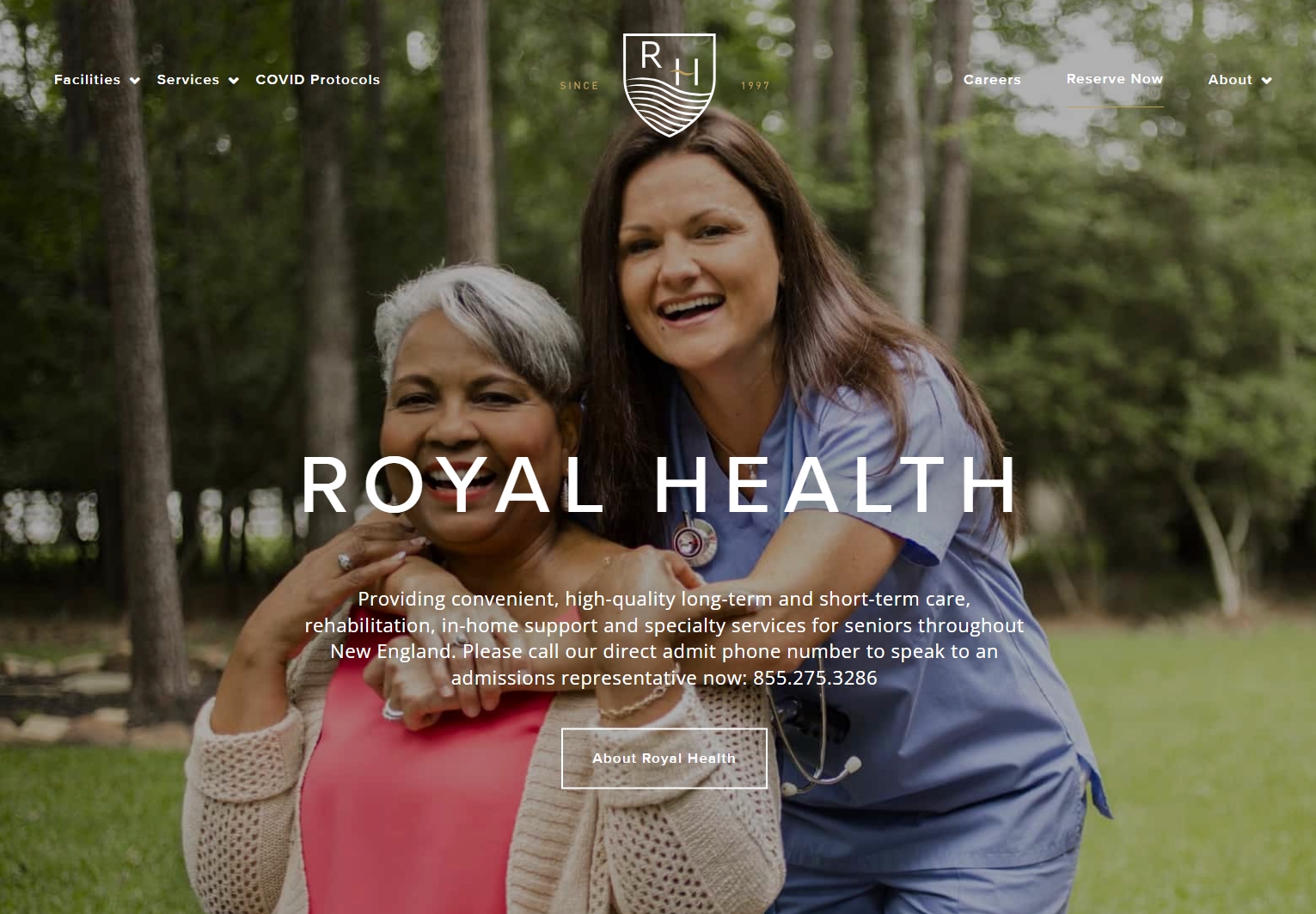 Royal Health Group Home page